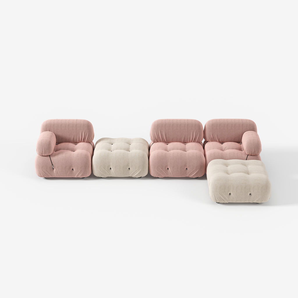 Modern Modular Sectional Sofa, Free Combination Living Room Sofa for Villa Project E40