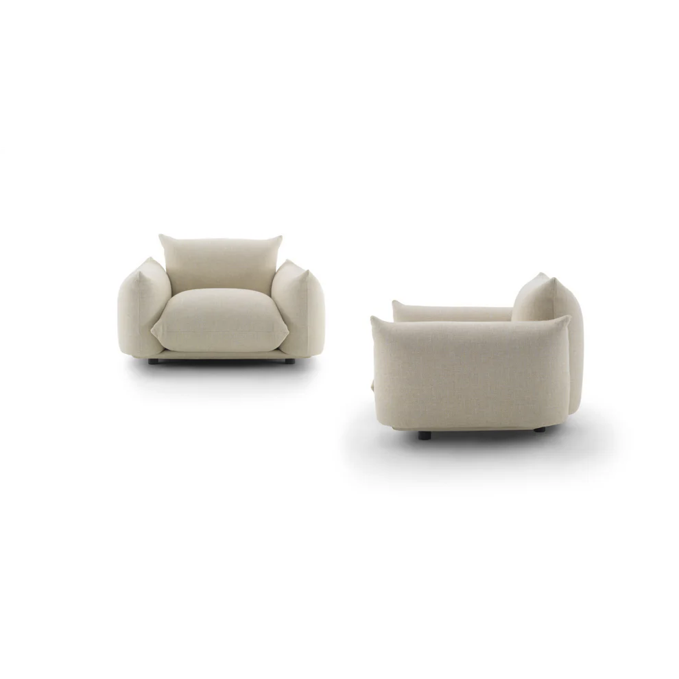 Low-Profile Boucle Modular Sofa, Cream