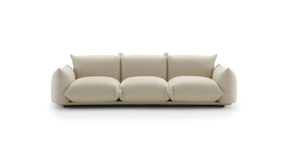 Low-Profile Boucle Modular Sofa, Cream