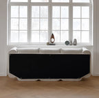 Low-Profile Boucle Modular Sofa, Cream