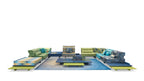 Modular Floor Cushion Sofa Set for High-end Lobby