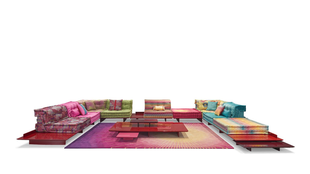 Modular Floor Cushion Sofa Set for Hotel Lobby