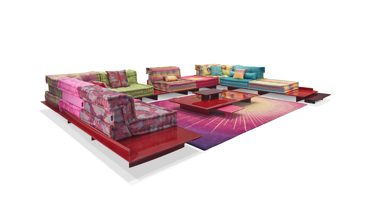 Modular Floor Cushion Sofa Set for Hotel Lobby