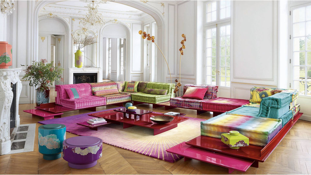 Modular Floor Cushion Sofa Set for Hotel Lobby