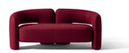 Rounded Upholstered Sofa