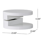 MODERNESQUE ROTATING COFFEE TABLE