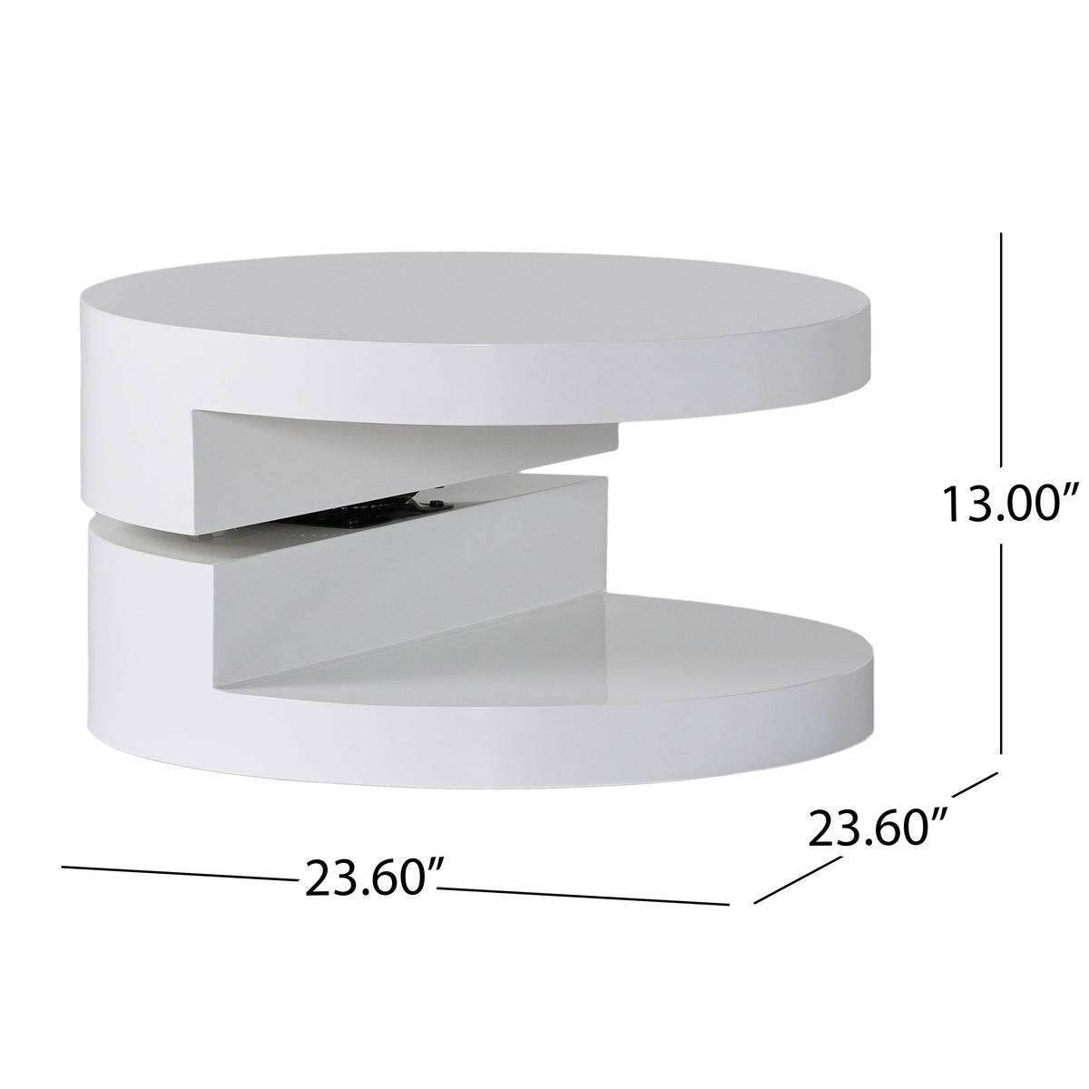 MODERNESQUE ROTATING COFFEE TABLE
