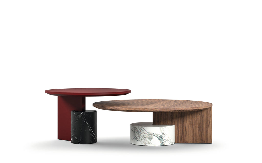 Tiered Base Low Coffee Table