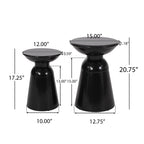 Metal S/2 End Table